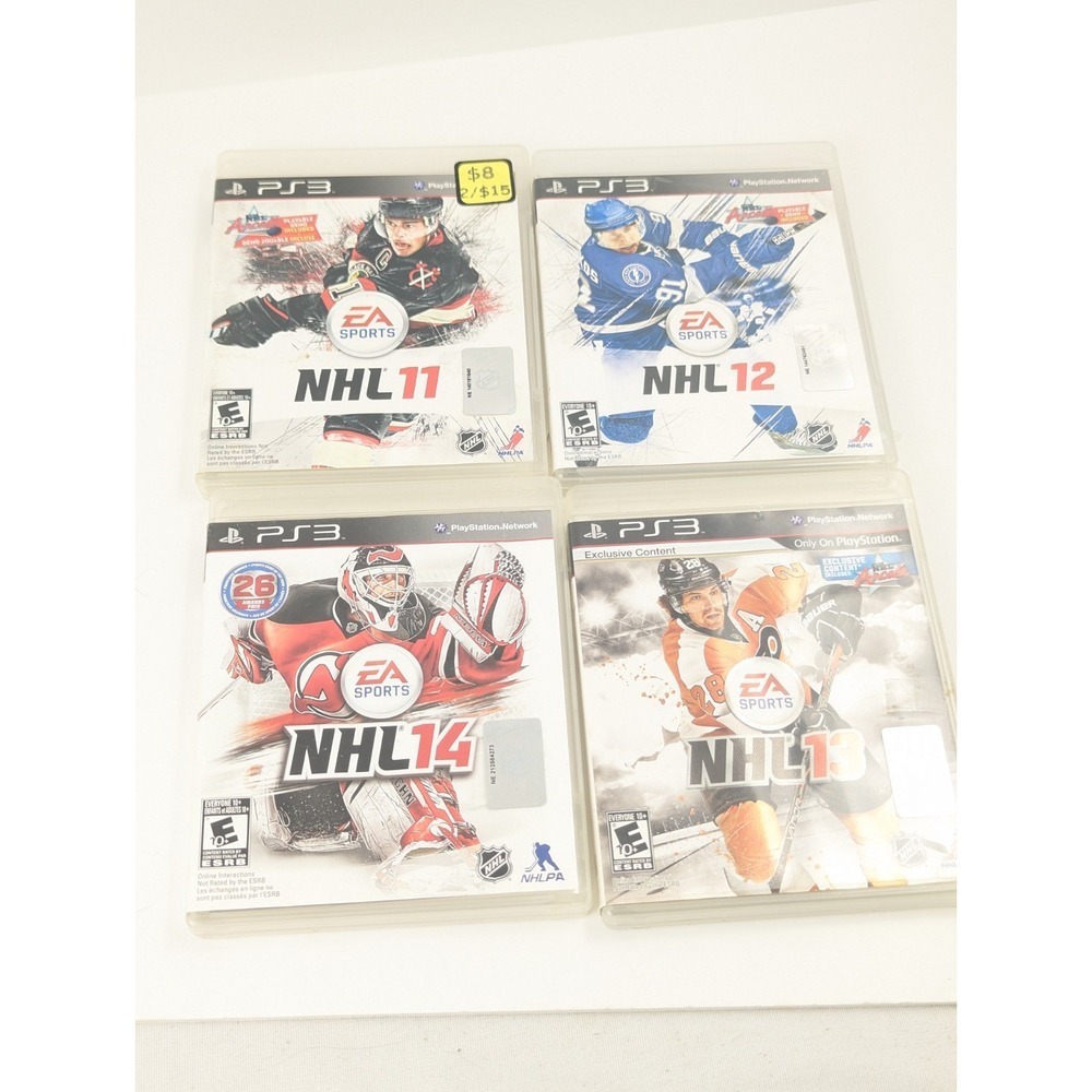 NHL 11 12 13 14 PS3 SONY PLAYSTATION 3 Bundled Set EA SPORTS